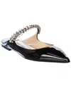 Jimmy Choo Bing Embellished Patent Leather Slides