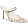 Jimmy Choo Bing Pointed Toe Mule In Ivory