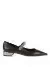 Jimmy Choo Bing Pump Flat In Black
