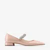 Jimmy Choo Bing Pump Flat In Nude & Neutrals