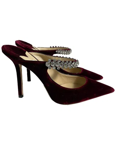 Jimmy Choo Bing Velvet Heeled Mule