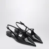 Jimmy Choo 'didi Flat' Black Ballerinas With Shiny Finish In Black