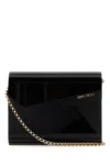 Jimmy Choo Black Acrylic Candy Clutch In Black