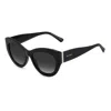 Jimmy Choo Black Acetate Sunglasses In Black