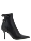 Jimmy Choo Camie Knotted-strap Leather Ankle Boots In Black