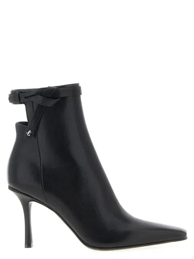 JIMMY CHOO BLACK ANKLE BOOTS