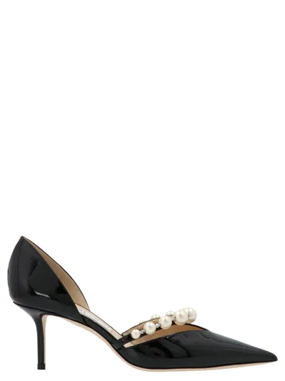 JIMMY CHOO BLACK AURELIE PUMPS