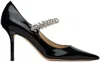 Jimmy Choo Black Bing Pump 85 Heels In Black