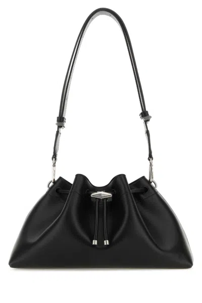 Jimmy Choo Black Bon Bon Bucket Bag