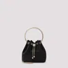 Jimmy Choo Black Bon Bon Mini Bucket Bag