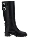 Jimmy Choo Brooklyn 50 Leather Knee-high Boots In Black