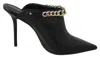 Jimmy Choo Black Calf Leather Lexx Pumps Shoes In Multi