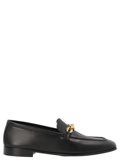 JIMMY CHOO BLACK DIAMOND TILDA LOAFERS