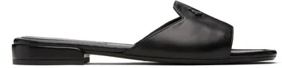 Jimmy Choo Black Dina Flat Sandals