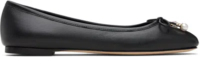 Jimmy Choo Black Elme Ballerina Flats