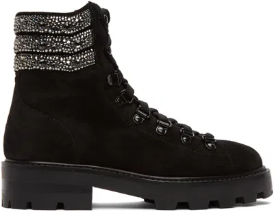 Jimmy Choo Black Eshe Flat Boots