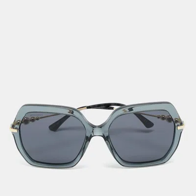 Jimmy Choo Black Esther/s C8wir Oversized Sunglasses In Brown