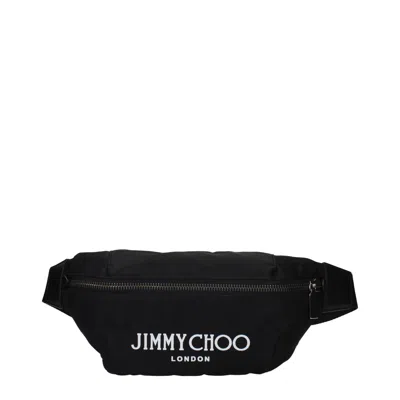 Jimmy Choo Black Fabric Backpack