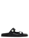 Jimmy Choo 25mm Fayence Leather Sandals In Black