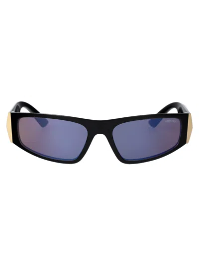 JIMMY CHOO JIMMY CHOO BLACK INJECTATE SUNGLASSES