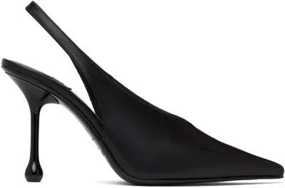 Jimmy Choo Black Isa 95 Heels