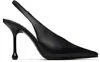 Jimmy Choo High Heel Slingback Pumps Pointed Toe Leather In Multi