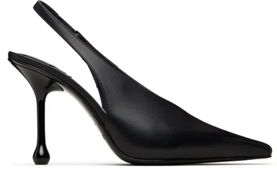 JIMMY CHOO BLACK ISA 95 HEELS