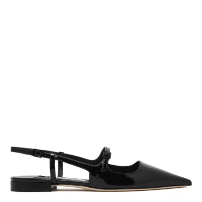 Jimmy Choo Black Lamb Shoes With Heel
