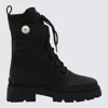 Jimmy Choo Chunky Sole Ankle Boots With Strap Detail In Black