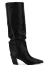 Jimmy Choo Knee-high Leather Boot In Black
