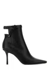 Jimmy Choo Camie Knotted-strap Leather Ankle Boots In Black