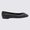 Jimmy Choo Ballet Shoes With Round Head And Flat Soles In Black