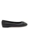 Jimmy Choo Ballet Shoes With Round Head And Flat Soles In Black