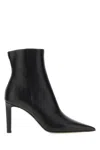 Jimmy Choo Frankie 85 Calf Leather Ankle Boots In Black