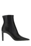Jimmy Choo Frankie 85 Calf Leather Ankle Boots In Black