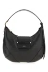 Jimmy Choo Leather Shoulder Bag With Adjustable Strap And Front Flap Pocket