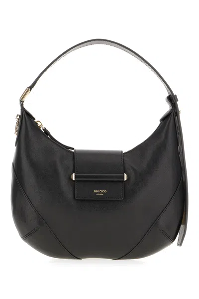 Jimmy Choo Black Leather Handbag In Multi