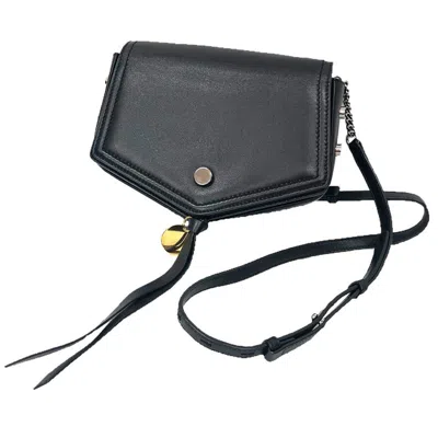 Pre-owned Jimmy Choo Black Leather Pochette Shoulder Bag ()