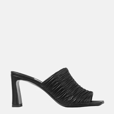 Jimmy Choo Lua 75 Mules In Black