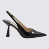 Jimmy Choo Amita 85 Patent Leather Slingback Pumps