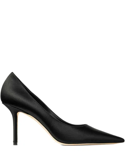 Jimmy Choo Black Leather Pumps