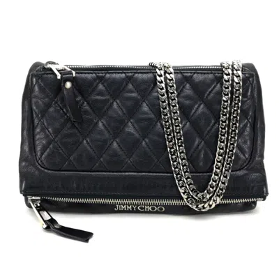 Pre-owned Jimmy Choo Black Leather Shoulder Bag ()
