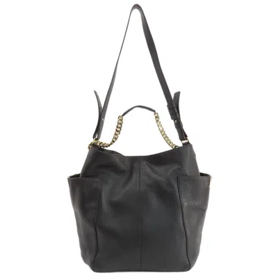 Pre-owned Jimmy Choo Black Leather Shoulder Bag ()