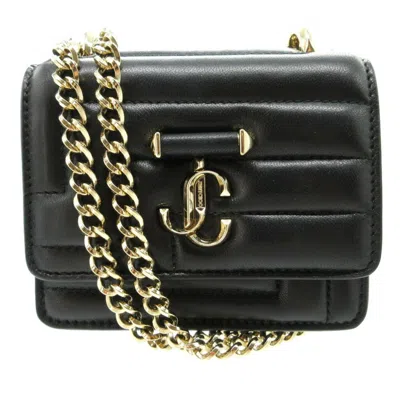 Pre-owned Jimmy Choo Black Leather Shoulder Bag ()