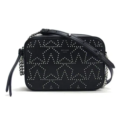 Pre-owned Jimmy Choo Black Leather Shoulder Bag ()