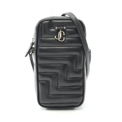 Pre-owned Jimmy Choo Black Leather Shoulder Bag ()