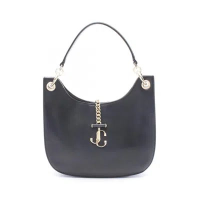 Pre-owned Jimmy Choo Black Leather Shoulder Bag ()