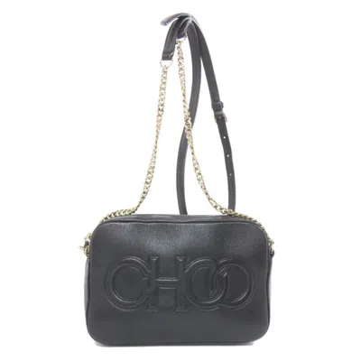 Pre-owned Jimmy Choo Black Leather Shoulder Bag ()