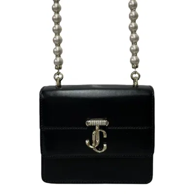Pre-owned Jimmy Choo Black Leather Shoulder Bag ()