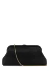 Jimmy Choo Black Leather Skylar Clutch